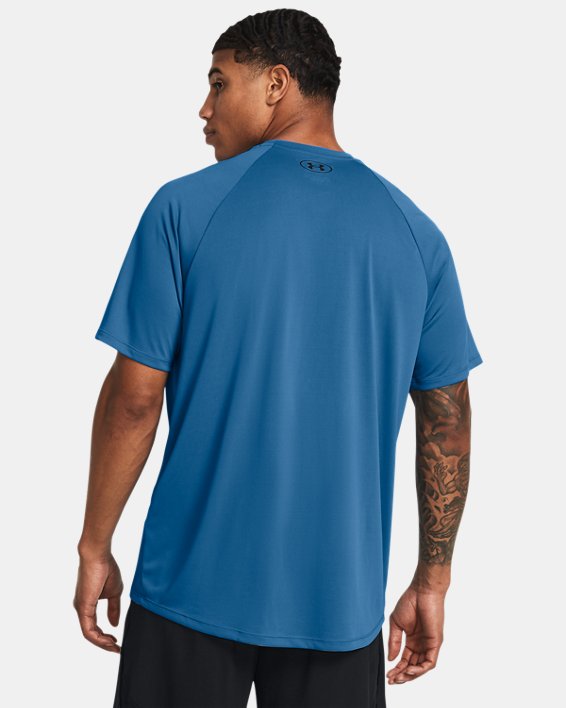 Men's UA Tech™ 2.0 Short Sleeve, Blue, pdpMainDesktop image number 1